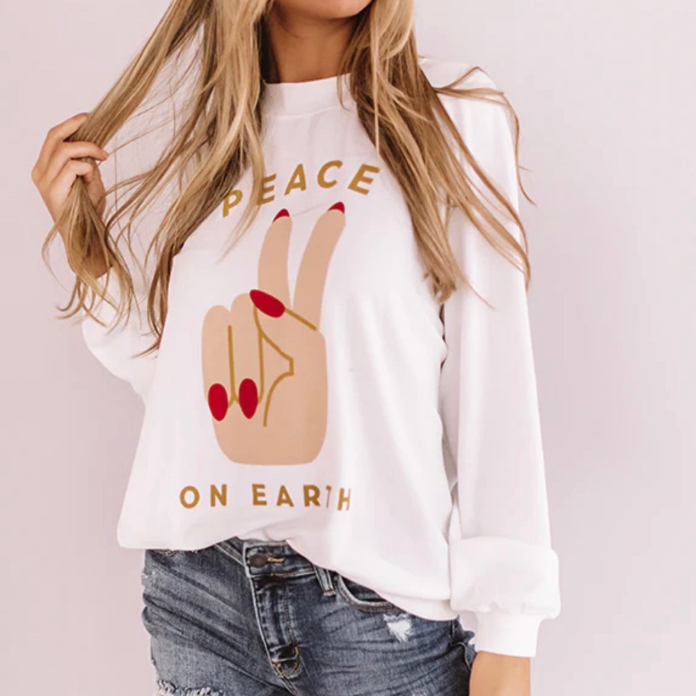 Buddy Love Peace On Earth Sweatshirt